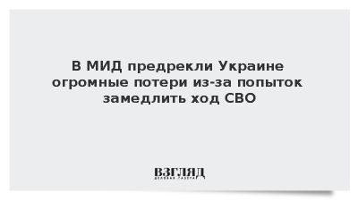 Галузин заявил о неизбежных потерях Киева при попытке затянуть спецоперацию